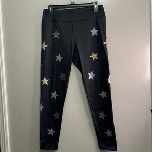 Xersion Active metallic star legging size Medium